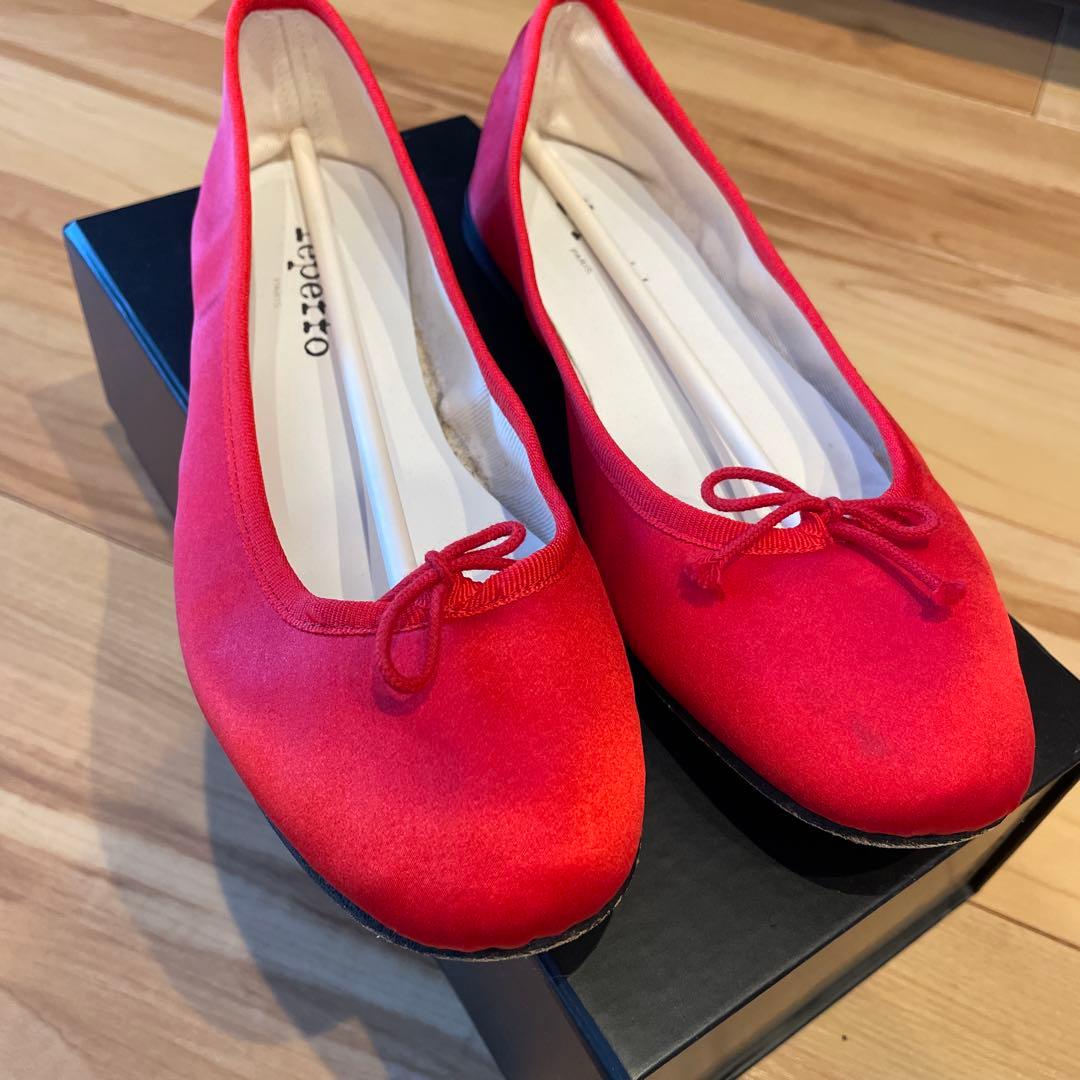 Repetto Cendrillon AD バレエシューズ 39 レッド - メルカリ