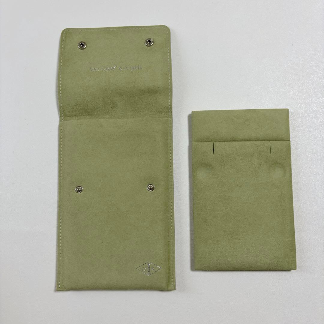 美品　ヴァンクリーフ＆アーペル　ネックレス　ソフトケース　ジュエリーポーチ ヴァンクリーフ&アーペル ジュエリーポーチ アクセサリーケース 携帯