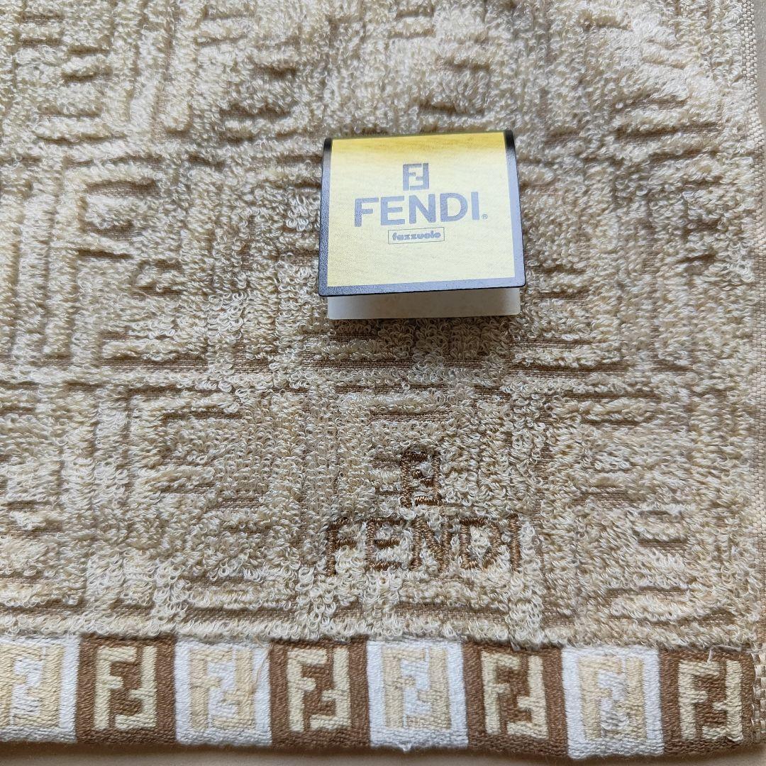未使用 FENDI フェンディ タオルハンカチ 2枚 セット ズッカ ミニ