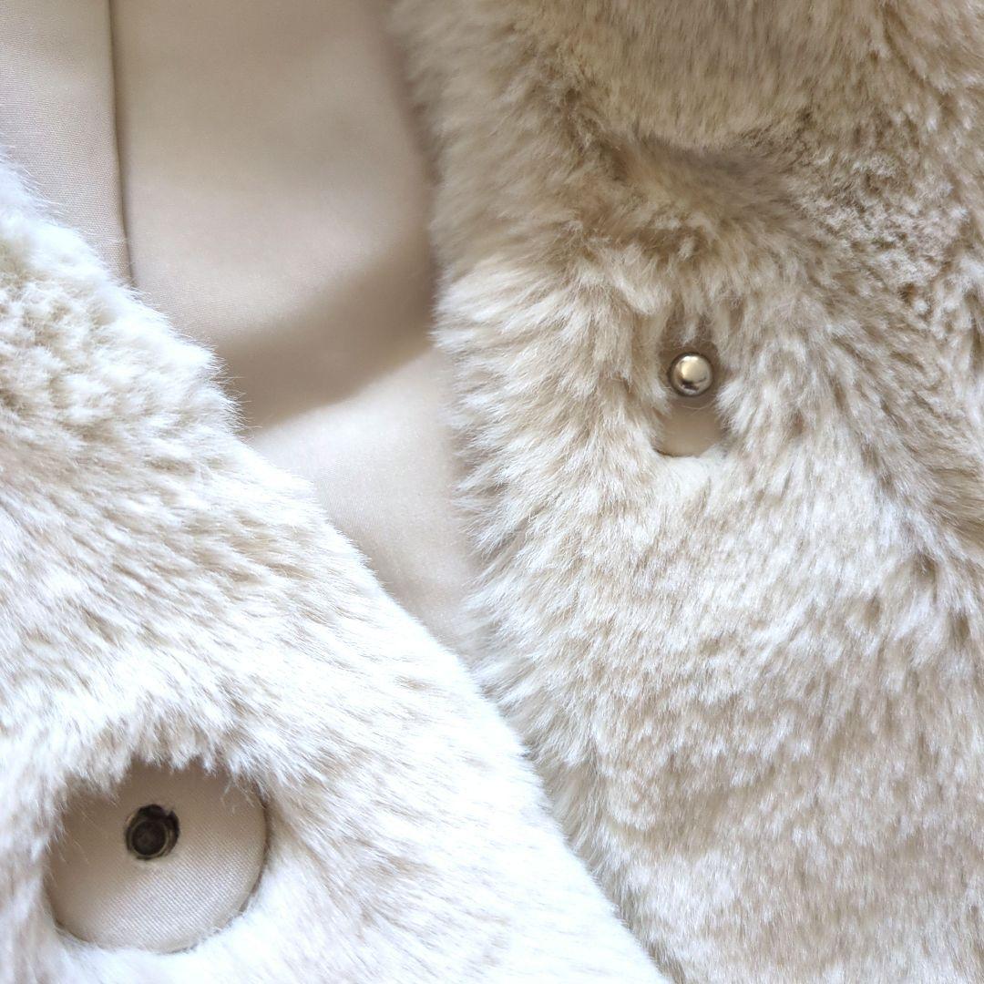 ZARA ザラ kids フェイク ファー ジャケット ファーコート 130 - メルカリ