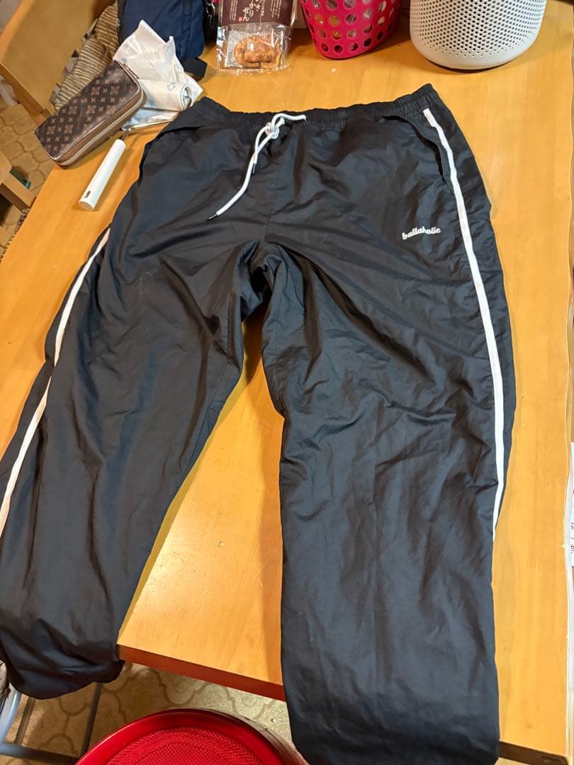 m*u様 ballaholic サイドライン　ナイロンパンツ m*u様 ballaholic サイドライン ナイロンパンツ m*u様 ballaholic