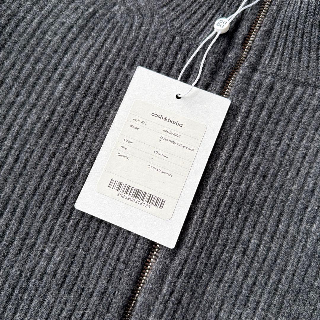 cash&barba カシミヤ ドライバーズニットDrivers Knit - メルカリ