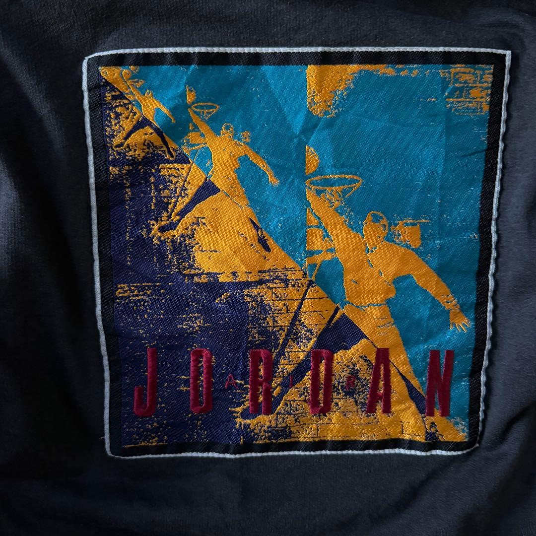激レア90sNIKE AIR JORDANナイロンジャケットキルティング刺繍ロゴ