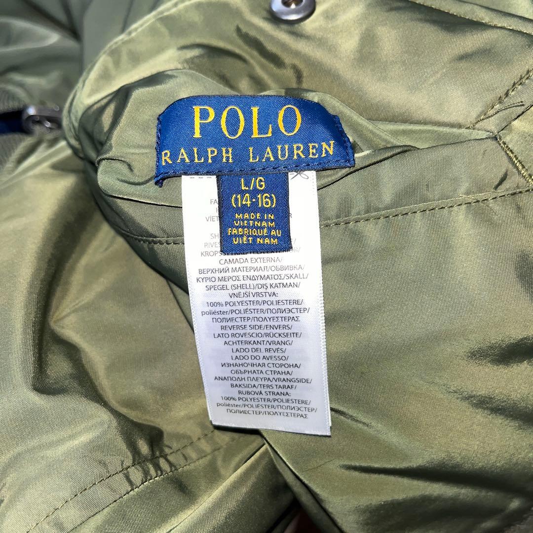 チ*P様 Polo Ralph Lauren ジャケット L/14-16 カーキ