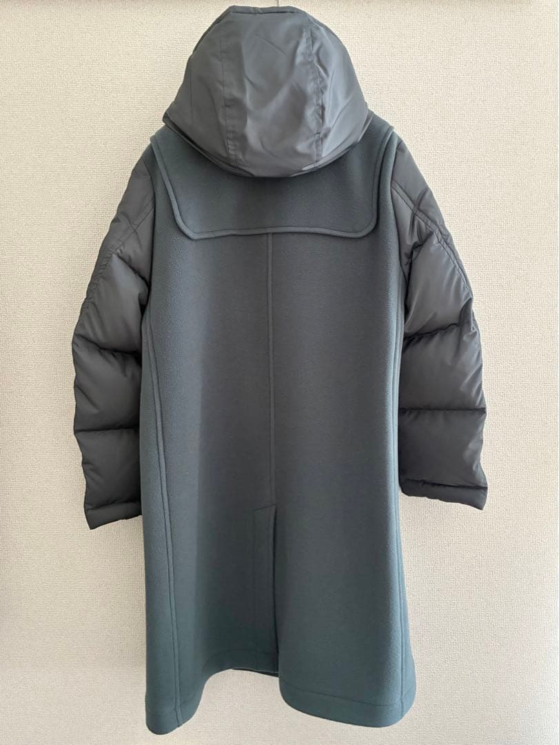 UNDERCOVERアンダーカバー フード&袖ダウンウールモッサーダッフル