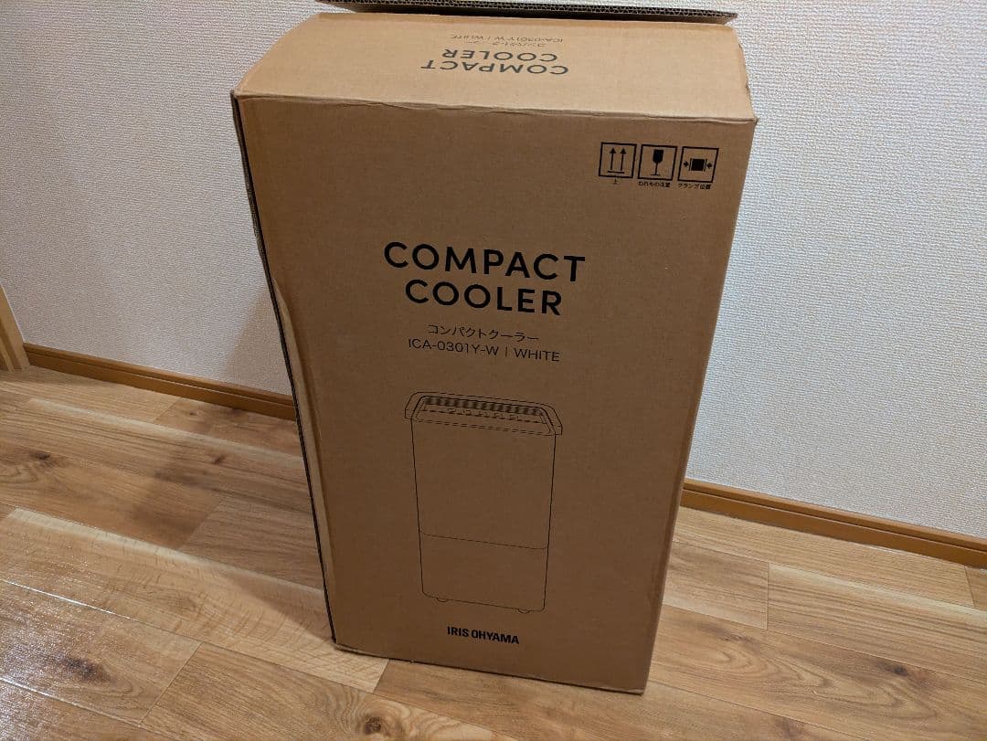 IRIS OHYAMA ICA-0301Y-W コンパクトクーラー Amazon | アイリスオーヤマ コンパクトクーラー ホワイト 工事不要