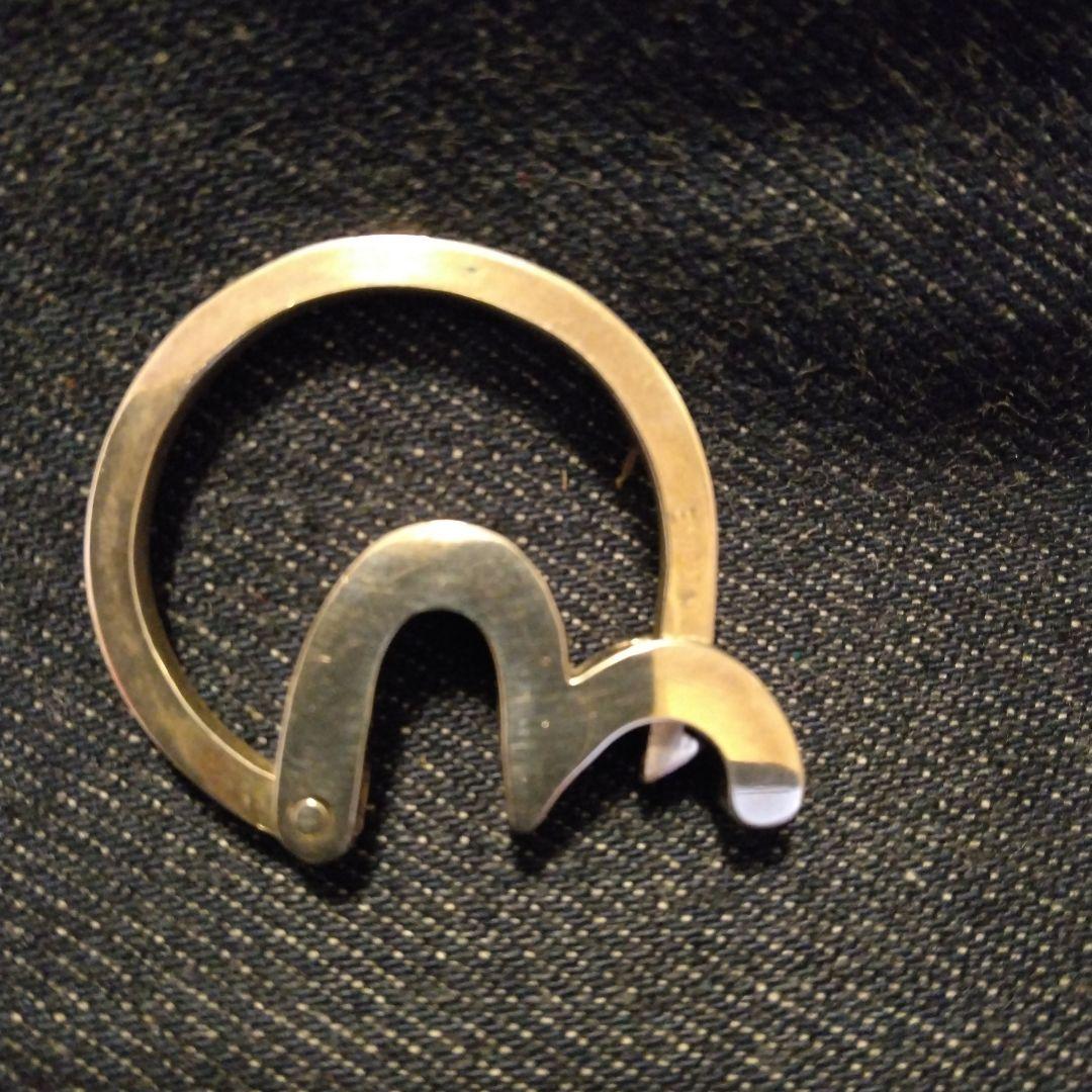 EVISU キーホルダー デツドストツク SILVER 製