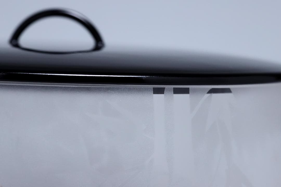 上野良樹 窯変硝子平水指 共箱 美品 硝子 ガラス 古美術 【正一古美術