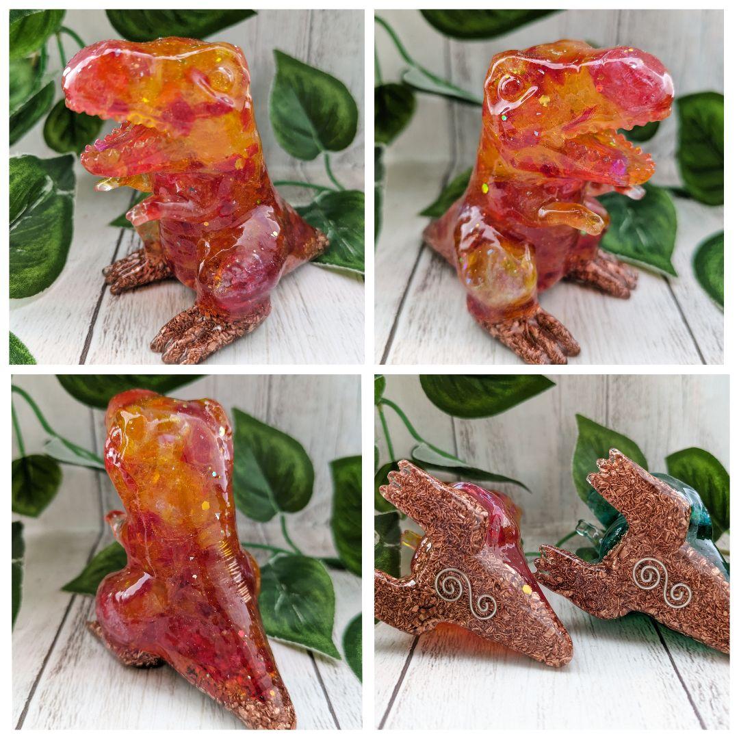 skygray様専用】スーパーセブンの恐竜ちゃん形オルゴナイト他3点