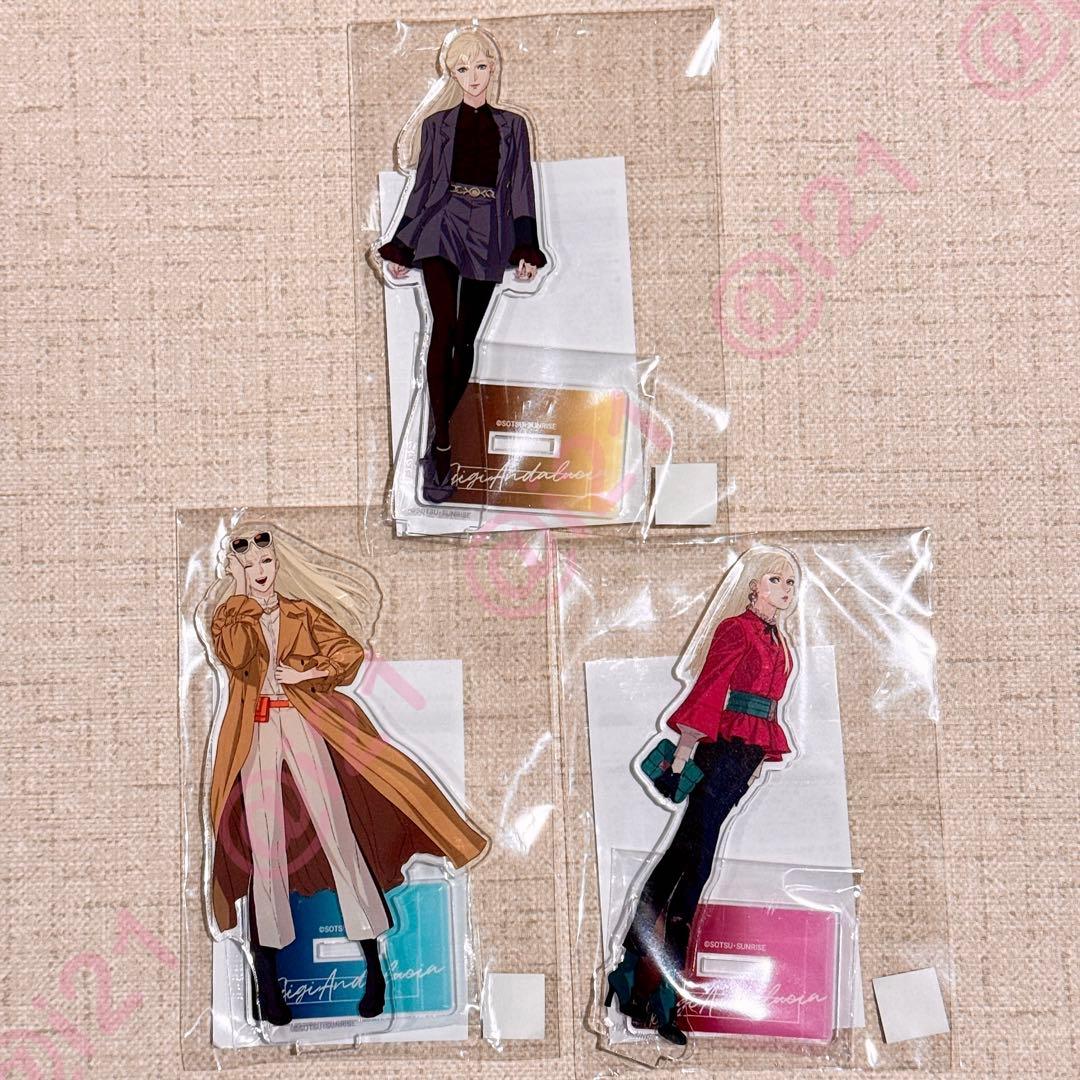 ギギ・アンダルシア アクリルスタンド 3種 閃光のハサウェイ キルケー