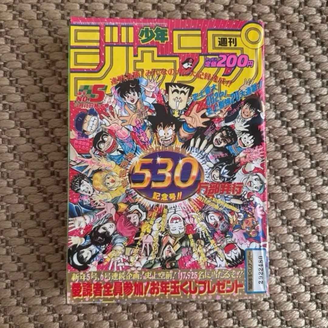 【美品】 少年ジャンプ 1990年 5号　ドラゴンボール表紙 集英社 - 週刊少年ジャンプ 1990年5号 ※ドラゴンボール巻頭カラーの