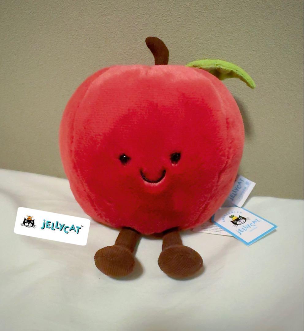 《タグ付き新品》ジェリーキャット アップル りんご 果物 ぬいぐるみ