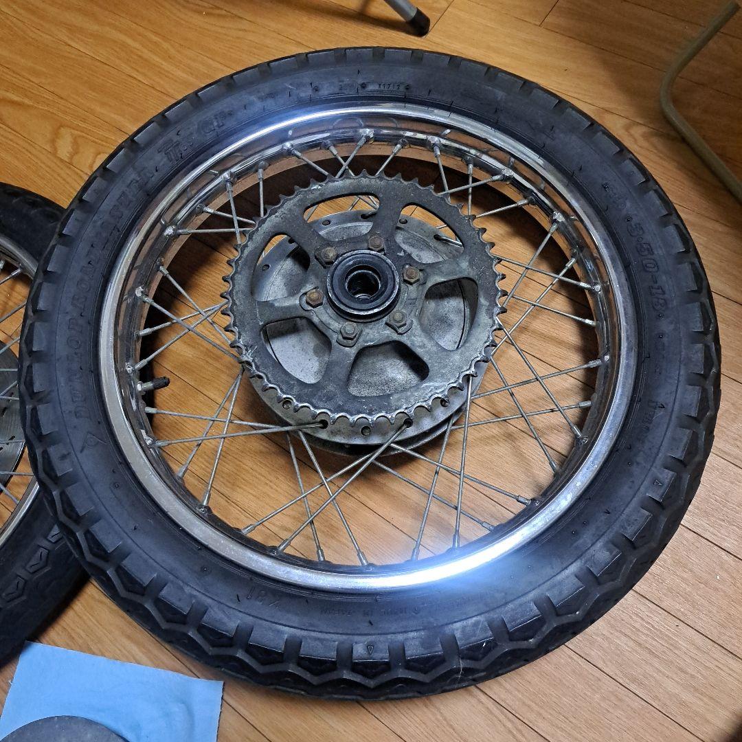 gs400スポークホイール ダブルディスク - メルカリ