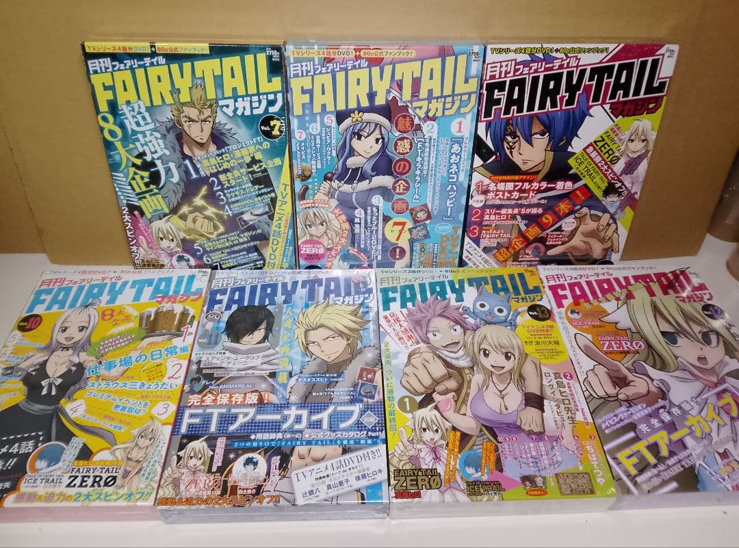 月刊 FAIRLY TAIL マガジン 全13巻 DVD付ファンブック 真島ヒロ