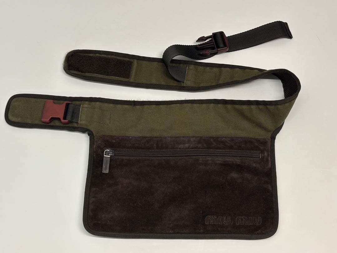 MIU MIUミュウミュウ 1999SS archiveウエストバッグ - メルカリ