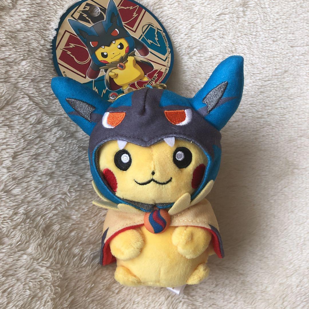 ポケモンセンター メガルカリオポンチョ ピカチュウ マスコット