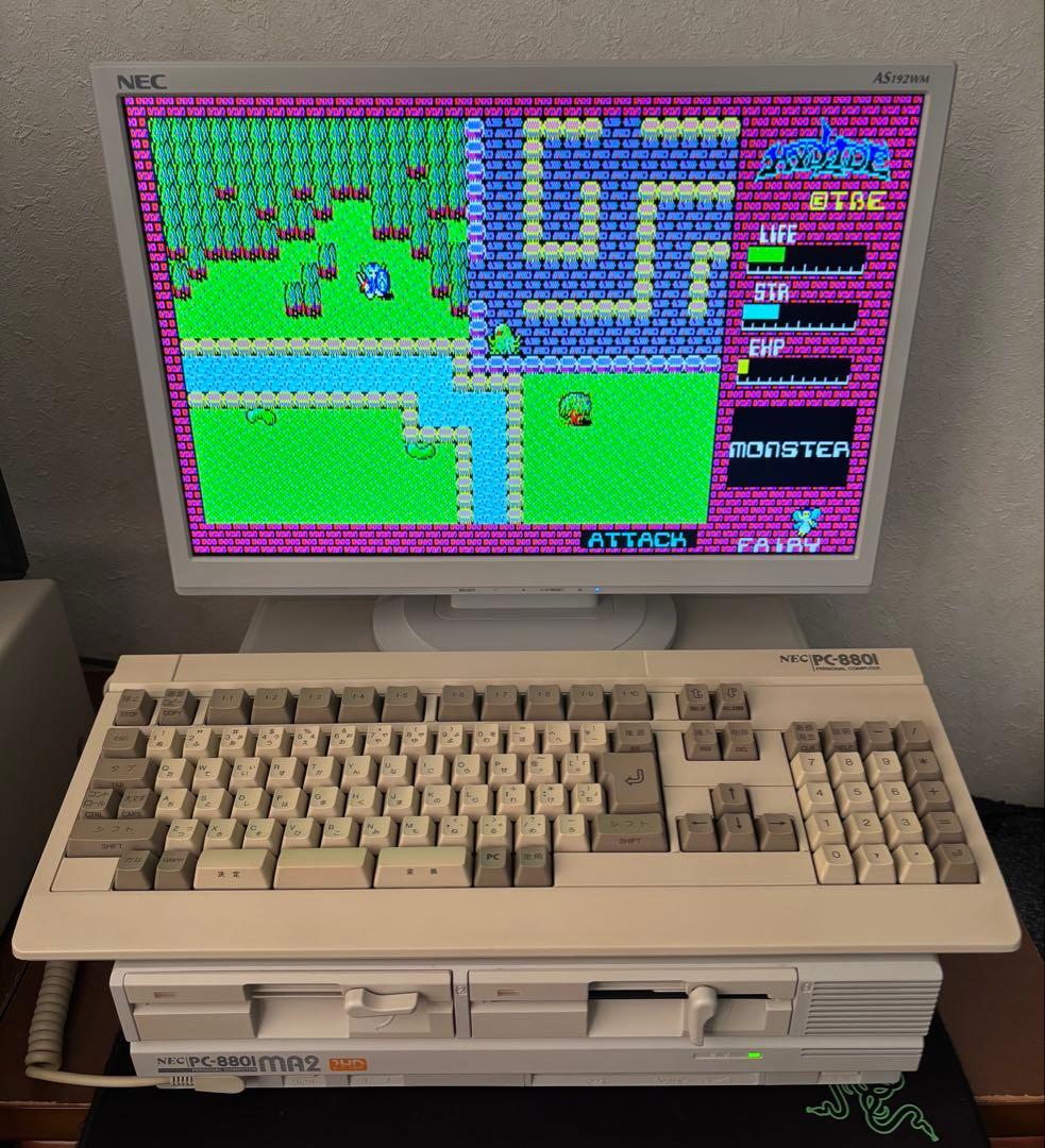 PC-8801MA2 本体のみ 動作品 NEC PC-8801MA2 フルメンテナンス・音声・FDD OK!・動作品 - メルカリ