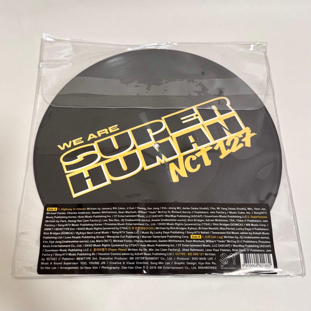 NCT】NCT127 superhuman LP盤 ジェヒョン レコード - メルカリ