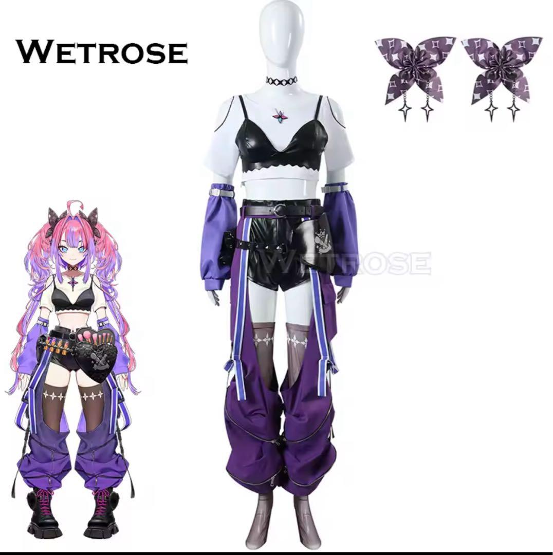 Wetrose製 ホロライブ 綺々羅々ヴィヴィ コスプレ衣装セット Wetrose] In Stock Kikirara Vivi 綺々羅々ヴィヴィ Hololive FLOW