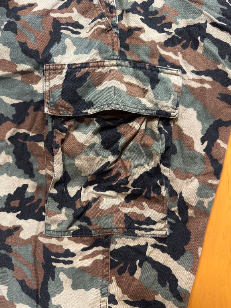 90s初期 Let it Ride カモフラ クロップドカーゴパンツ 藤原ヒロシ
