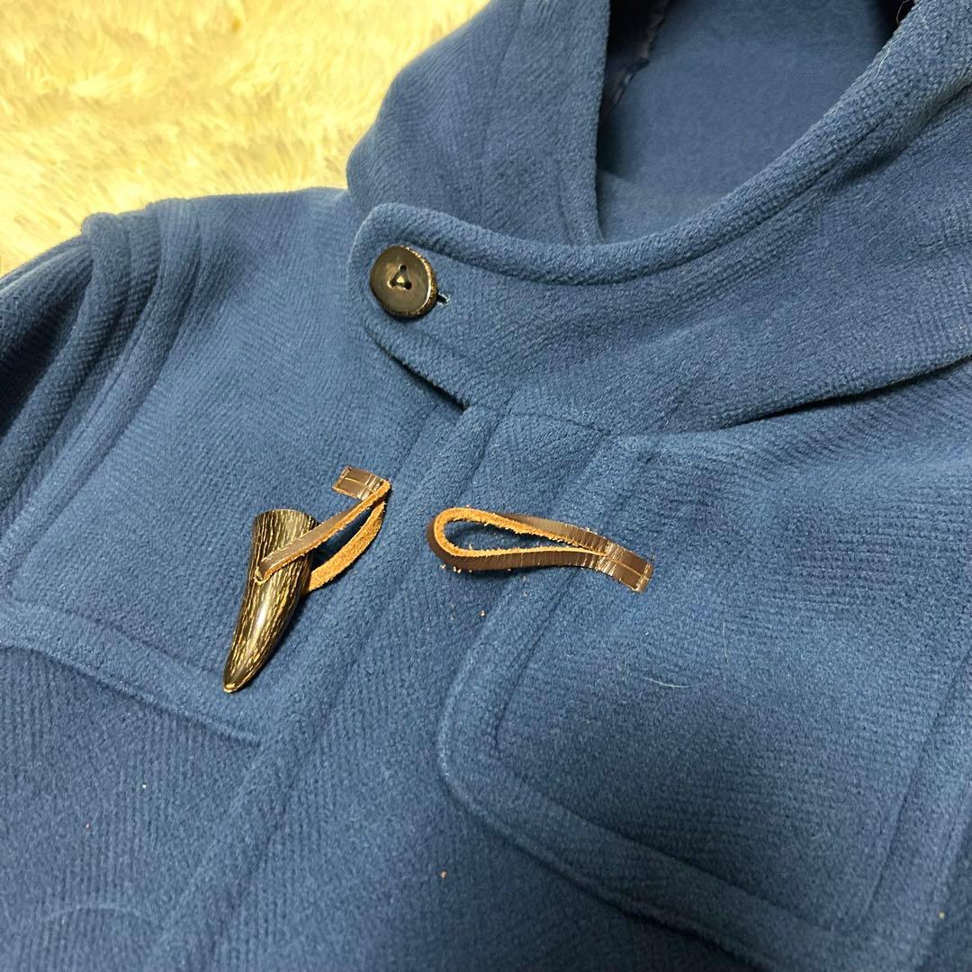 希少カラー ムーアブルック ヘリンボーン ロングダッフルコート 丈