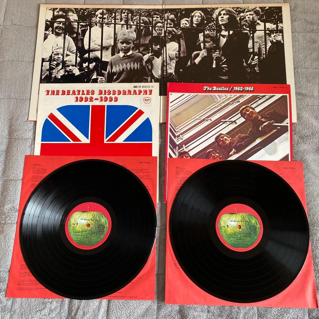ビートルズ/青盤 赤盤 2タイトル、4枚セット！ オリジナル盤 入手困難