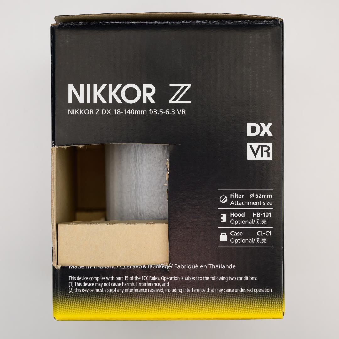 【新品未使用】NIKKOR Z DX 18-140mm f/3.5-6.3 VR