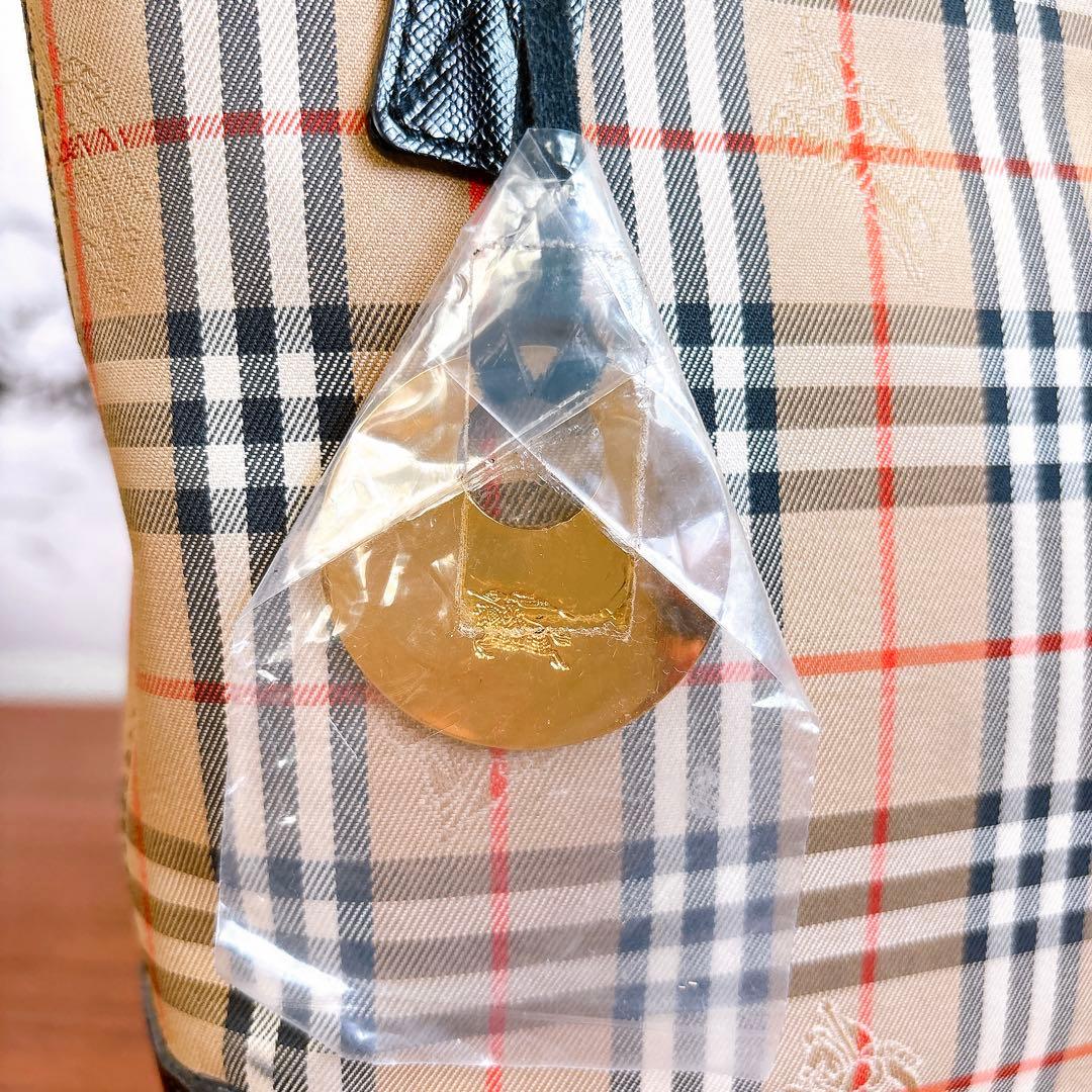 Burberry ノバチェック トートバッグ ワンショルダーバッグ ロゴ金具