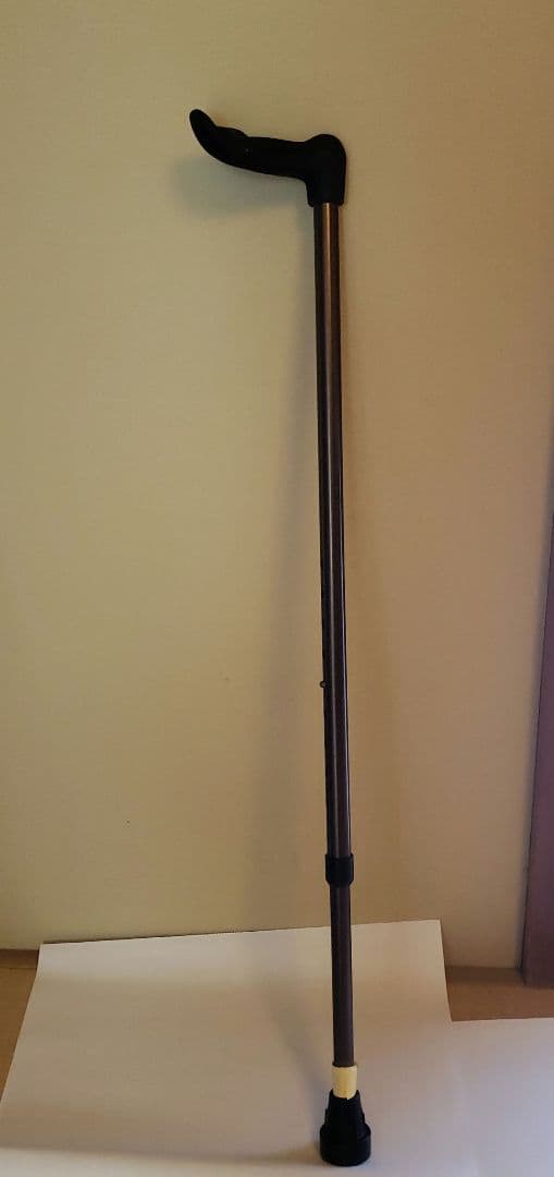 リハビリステッキ 右手用 ドイツ製 茶色