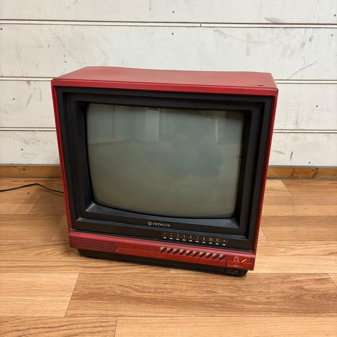 ブラウン管テレビ 赤 - メルカリ