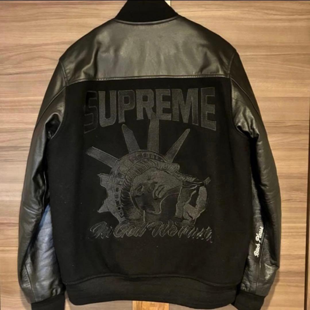 美品Supreme In God We Trust Varsity Jacket