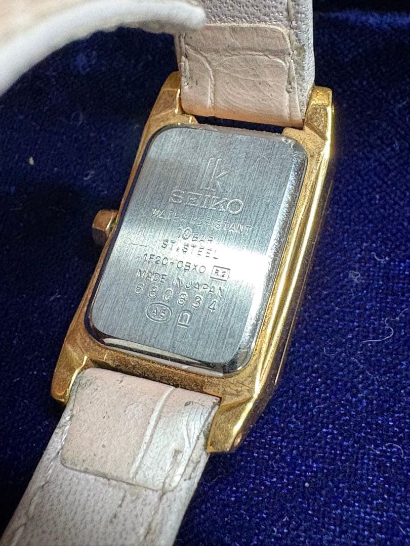 セイコー ルキア ダイヤ6P 1F20-0BX0 レディース腕時計 ゴールド