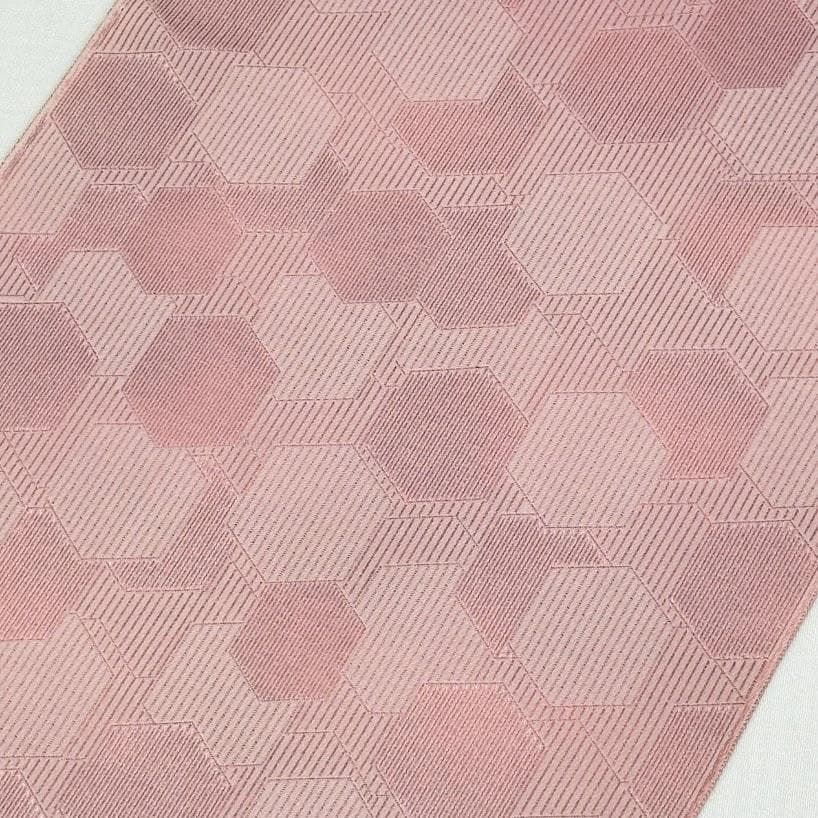 ゆりのはな 着尺反物 寿光織 小紋 着尺 反物 紋ちりめん 亀甲 正絹