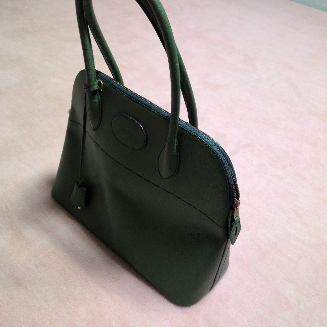 MADE IN ITALY FOXEY ハンドバッグ グリーン マカロン - メルカリ