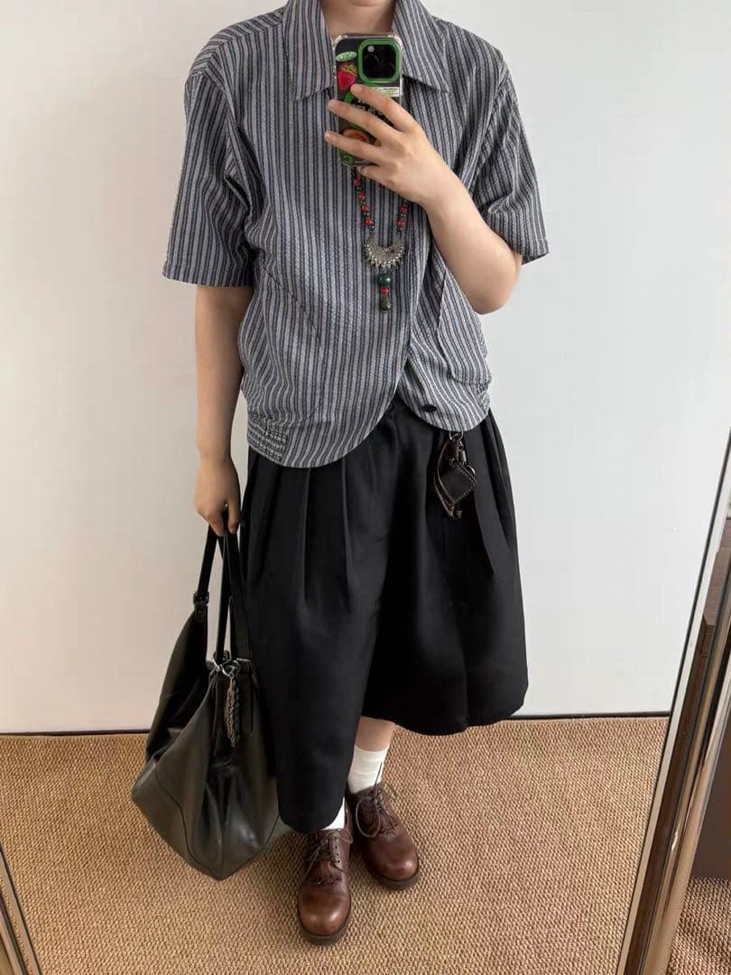 Simple Project レザー ショルダーバッグ モード Y2K