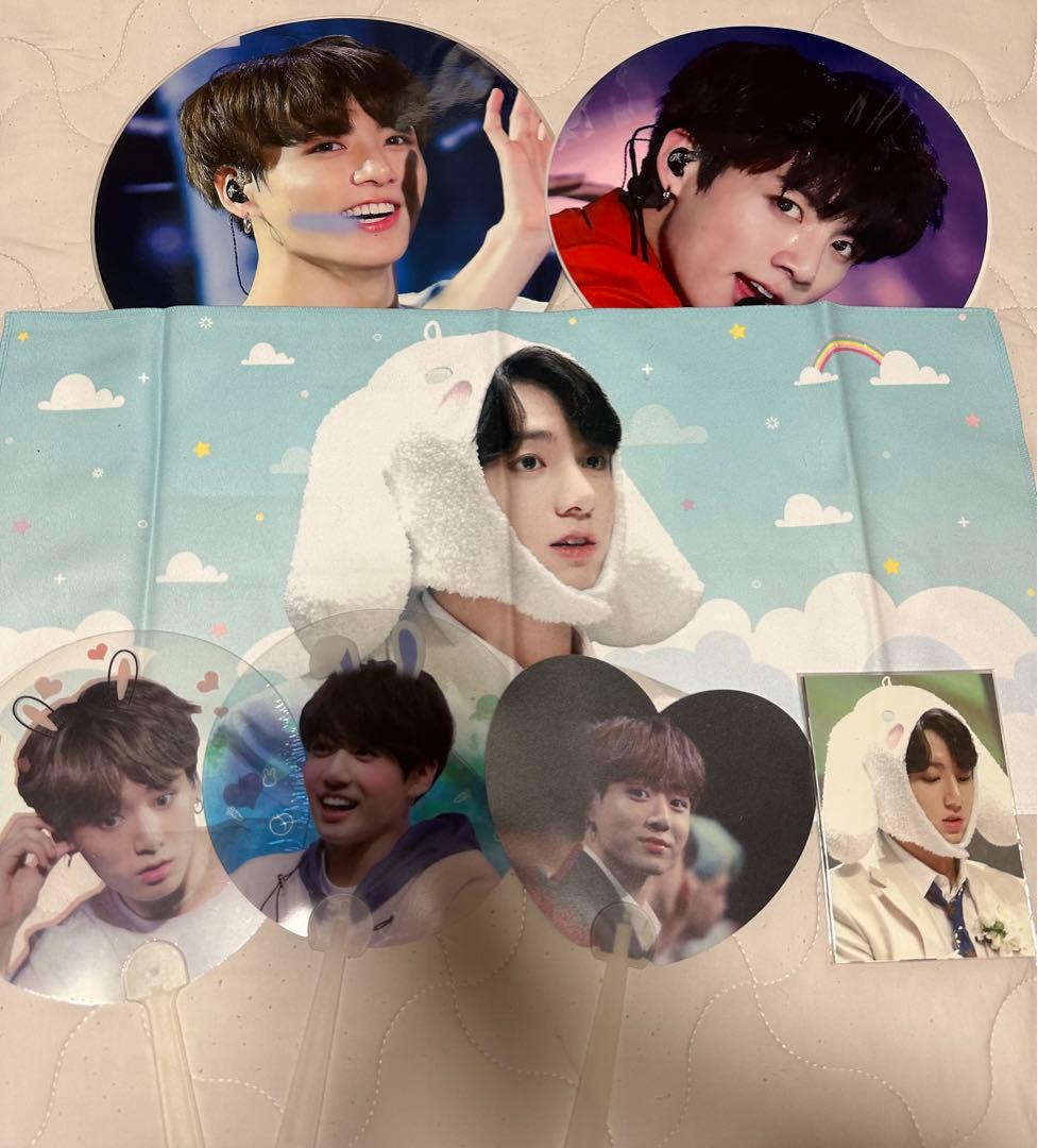 公式】BTS ジョングク グク セット うちわ プレミアムフォト フラッグ