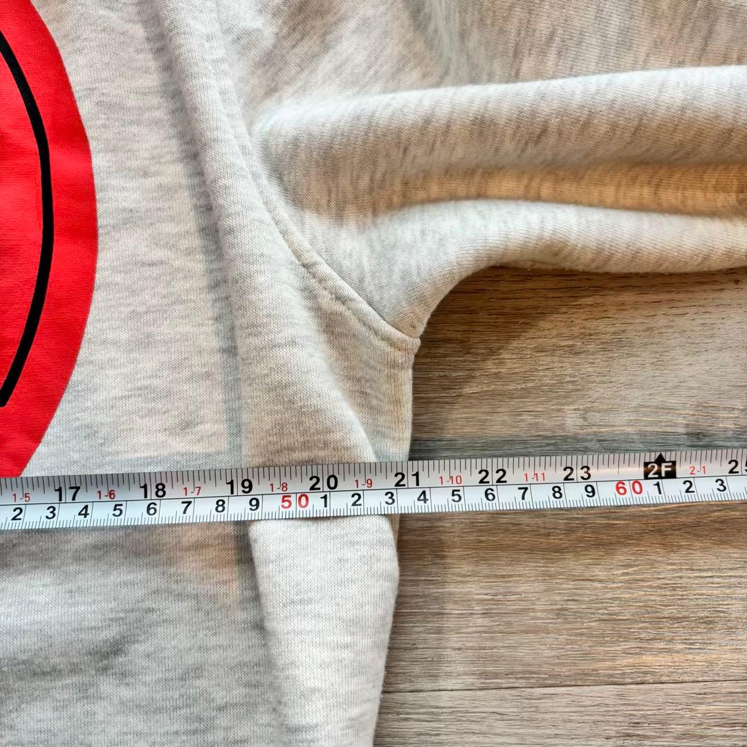 INDEPENDENT】ビッグロゴ スウェット グレー 袖プリント#509