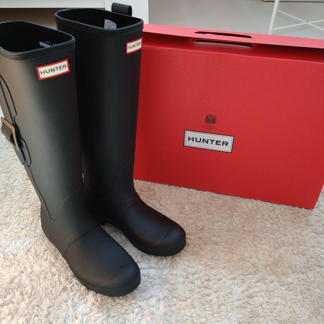 HUNTER W ORG TALL EXAG BKL ブラック 6UK 25cm - メルカリ