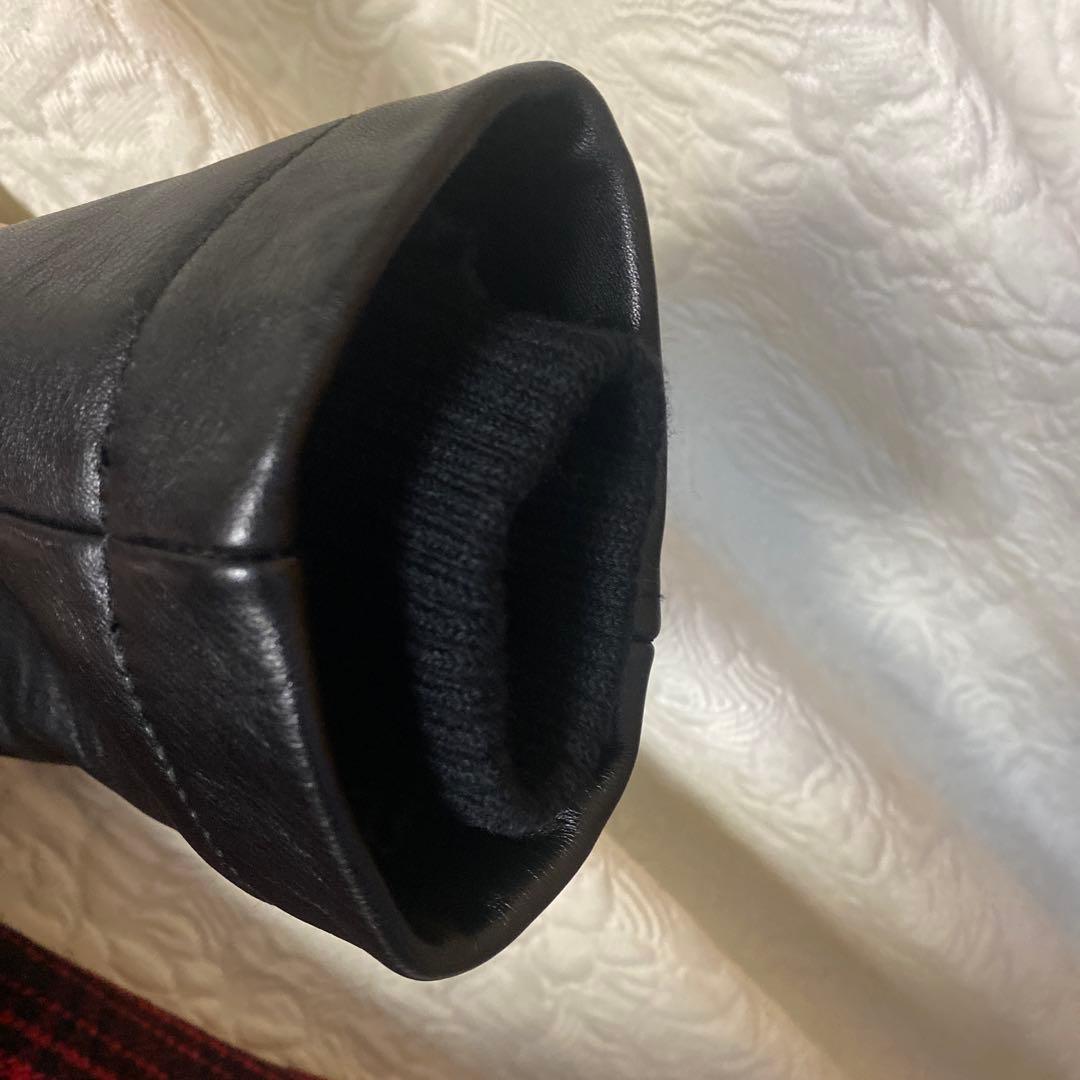 McGREGOR マックレガー レザーアーム切り替えダッフルコート ウール