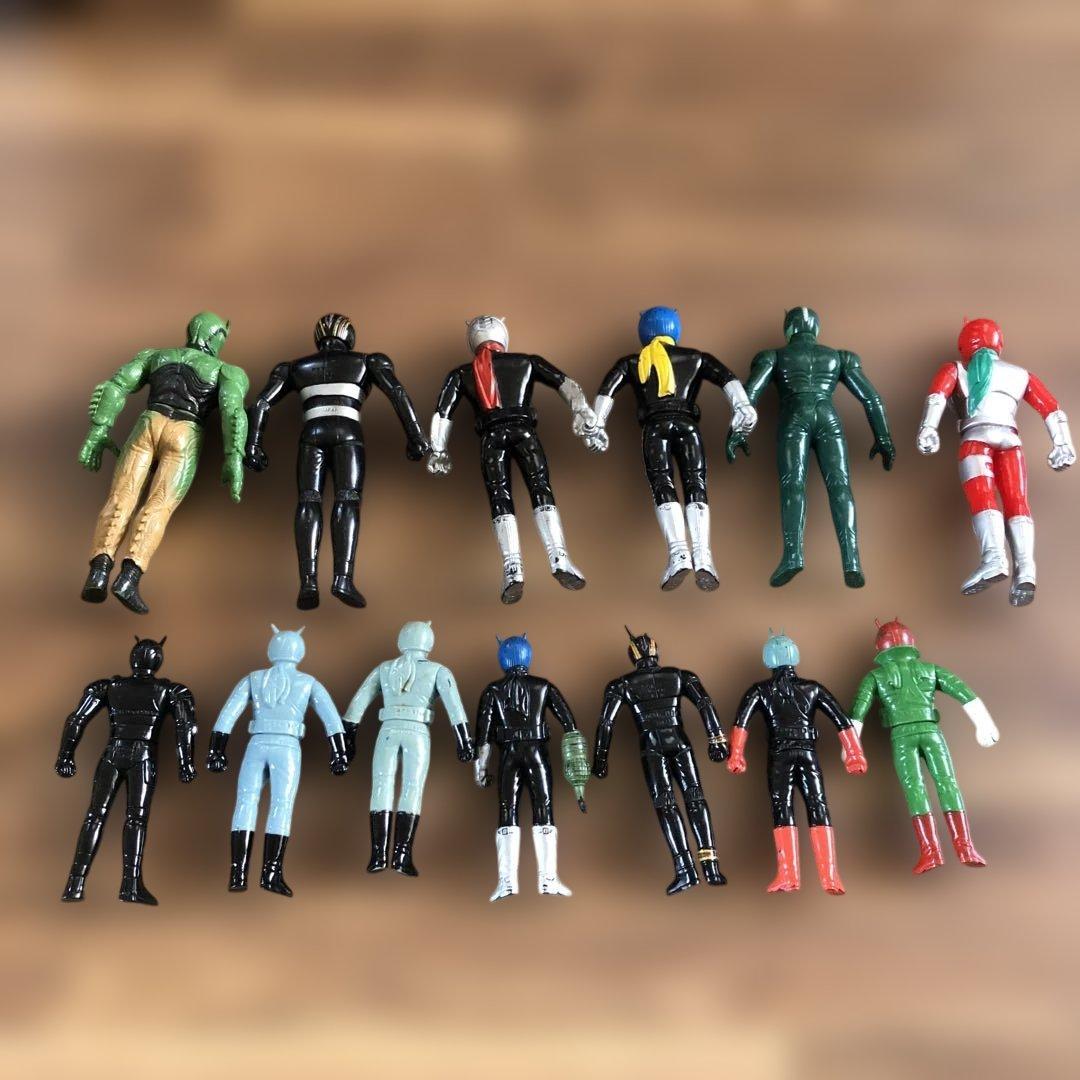 昭和 仮面ライダー 13体セット ソフビ - メルカリ