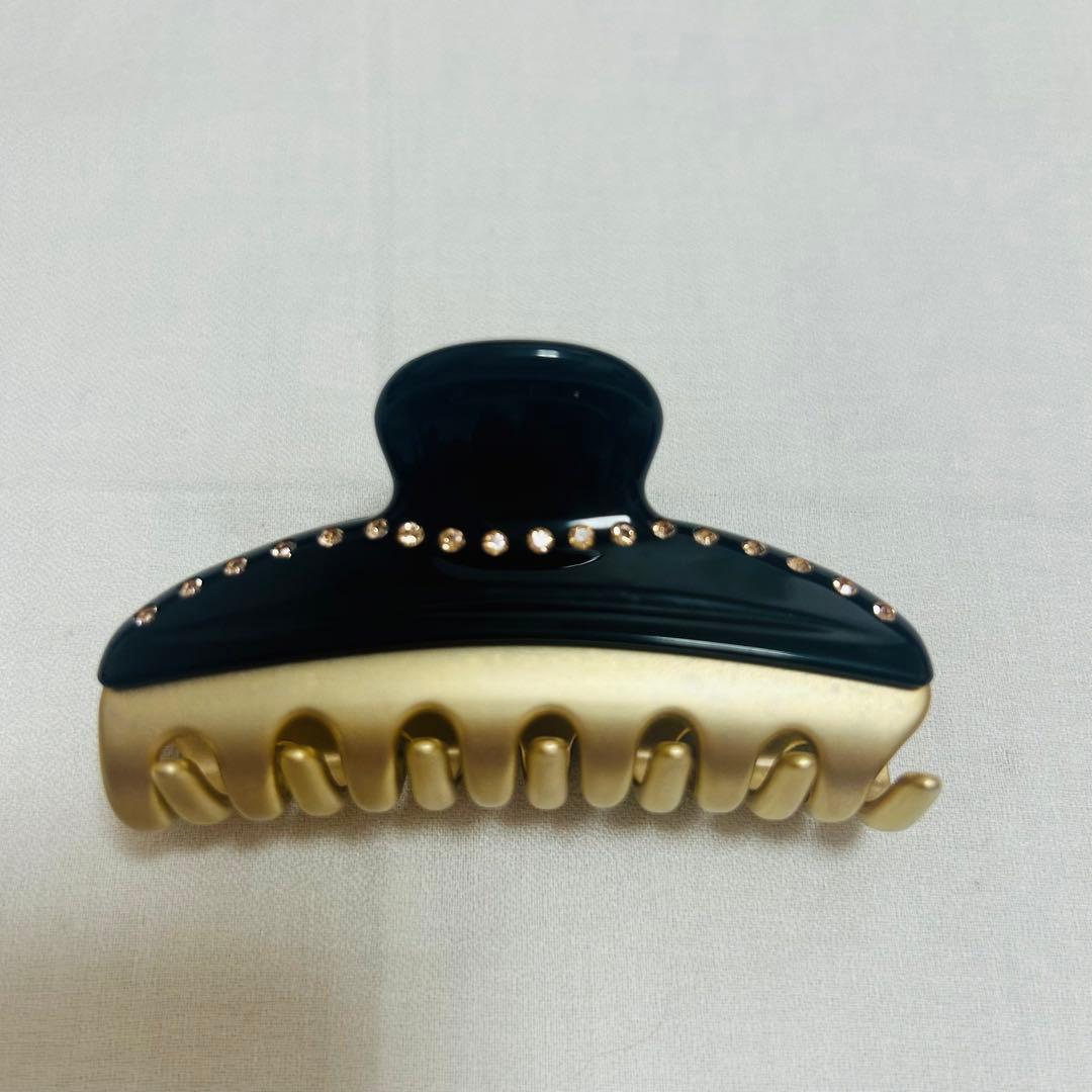 《値下げ！》【匿名配送】美品　アレクサンドル ドゥ パリ ヘアクリップ　黒　M