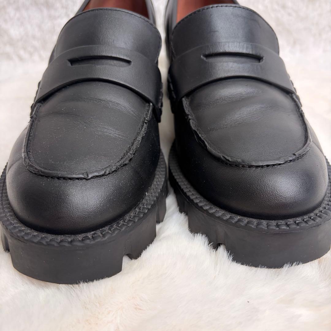 美品✨【COACH】コリーン ローファー CC948 ブラック レザー - メルカリ