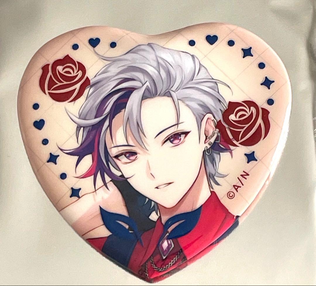 にじさんじ Rose Valentine ハート缶バッジ 不破湊 - メルカリ