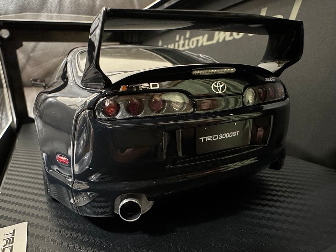 1/18 イグニッションモデル TRD 3000GT JZA80 スープラ 黒 - メルカリ