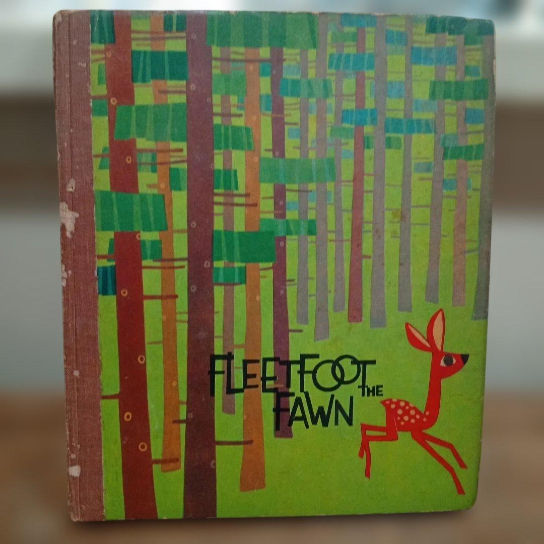 ルドルフ・ルケシュ 洋書 しかけ絵本「FLEETFOOT THE FAWN」