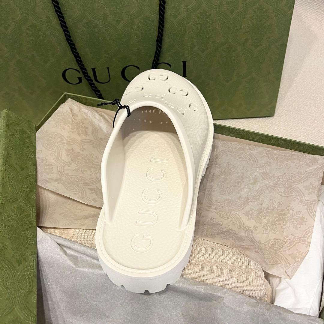 新品 GUCCI ラバースリッポン サンダル 軽量 27cm グッチ - メルカリ