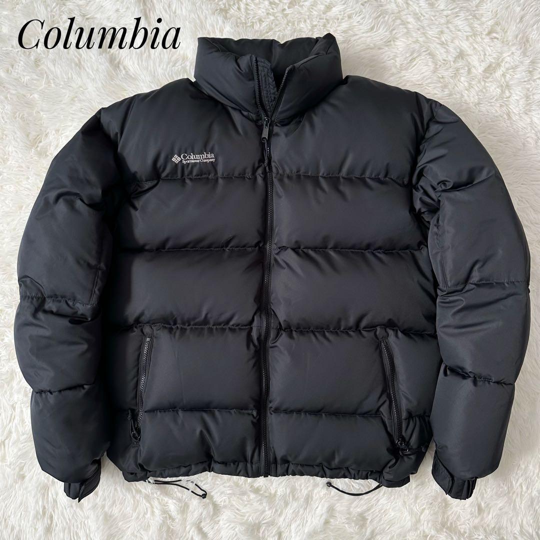 美品】Columbia コロンビア ダウンジャケット 肉厚 ブラック L - メルカリ