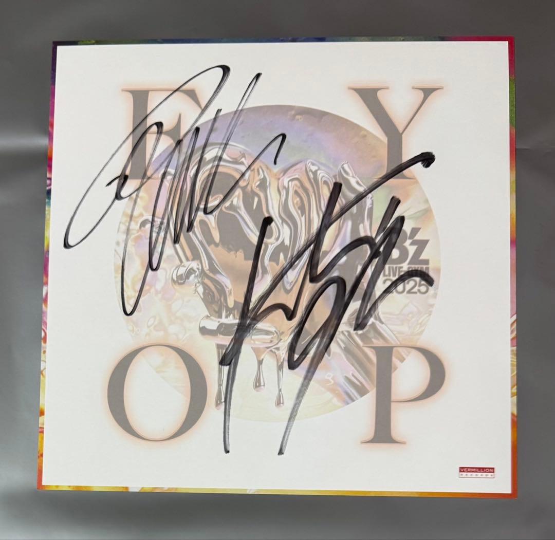 ✨貴重✨ B'z -FYOP-『直筆サイン色紙』おまけ付き❣️ - メルカリ