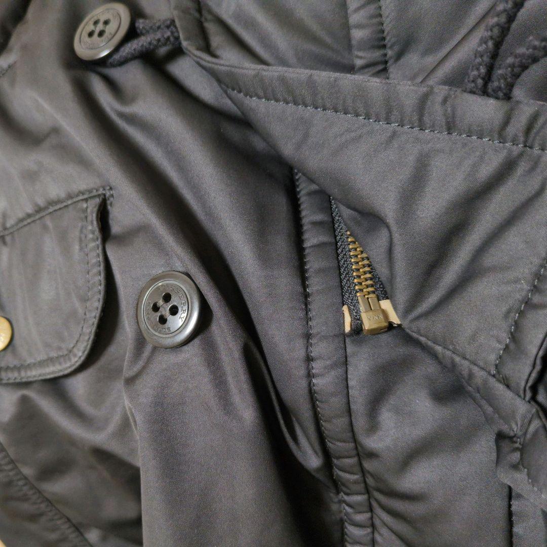 BURBERRY BLUE LABEL✨️ノバチェック裏地 モッズコート 黒 - メルカリ