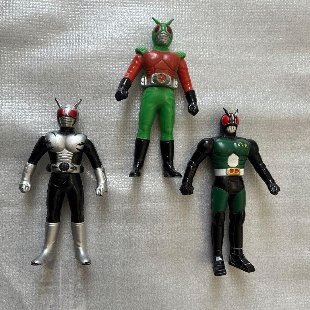 仮面ライダー ソフビ フィギュア 9体セット - メルカリ